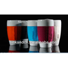 KC-00938 ceramic mug silicone sleeve